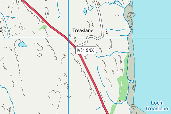 IV51 9NX map - OS VectorMap District (Ordnance Survey) IV51 9NX map - OS VectorMap District (Ordnance Survey)