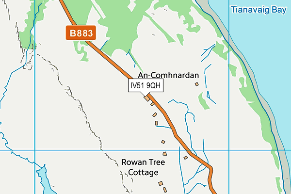 IV51 9QH map - OS VectorMap District (Ordnance Survey) IV51 9QH map - OS VectorMap District (Ordnance Survey)
