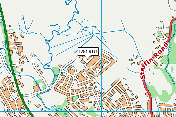 IV51 9TU map - OS VectorMap District (Ordnance Survey) IV51 9TU map - OS VectorMap District (Ordnance Survey)