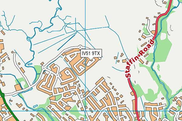 IV51 9TX map - OS VectorMap District (Ordnance Survey) IV51 9TX map - OS VectorMap District (Ordnance Survey)