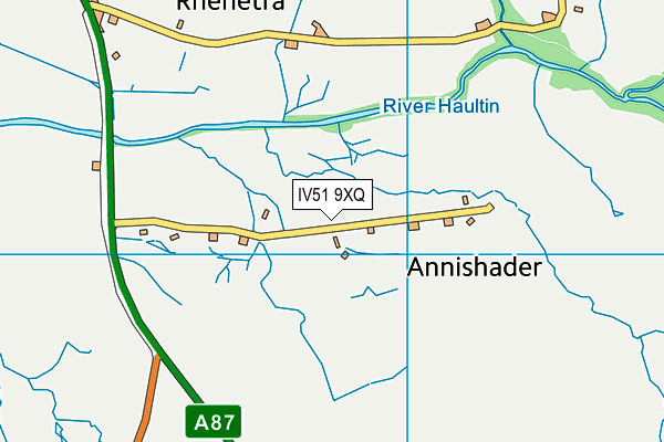 IV51 9XQ map - OS VectorMap District (Ordnance Survey) IV51 9XQ map - OS VectorMap District (Ordnance Survey)