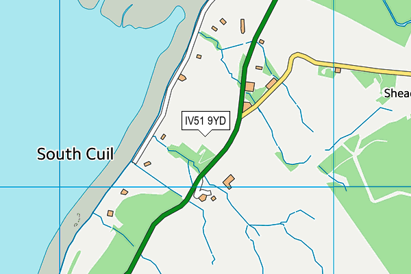 IV51 9YD map - OS VectorMap District (Ordnance Survey) IV51 9YD map - OS VectorMap District (Ordnance Survey)