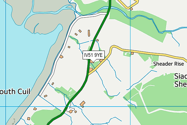 IV51 9YE map - OS VectorMap District (Ordnance Survey) IV51 9YE map - OS VectorMap District (Ordnance Survey)