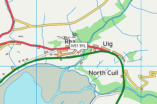 IV51 9YL map - OS VectorMap District (Ordnance Survey) IV51 9YL map - OS VectorMap District (Ordnance Survey)