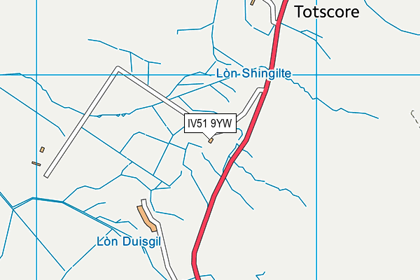 IV51 9YW map - OS VectorMap District (Ordnance Survey) IV51 9YW map - OS VectorMap District (Ordnance Survey)