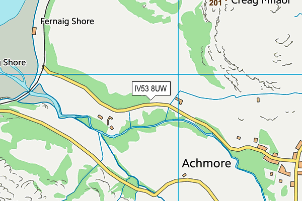 IV53 8UW map - OS VectorMap District (Ordnance Survey) IV53 8UW map - OS VectorMap District (Ordnance Survey)