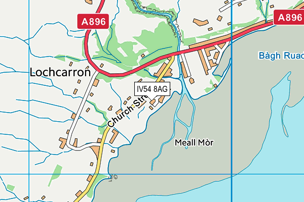 IV54 8AG map - OS VectorMap District (Ordnance Survey) IV54 8AG map - OS VectorMap District (Ordnance Survey)