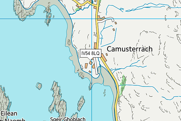 IV54 8LQ map - OS VectorMap District (Ordnance Survey) IV54 8LQ map - OS VectorMap District (Ordnance Survey)