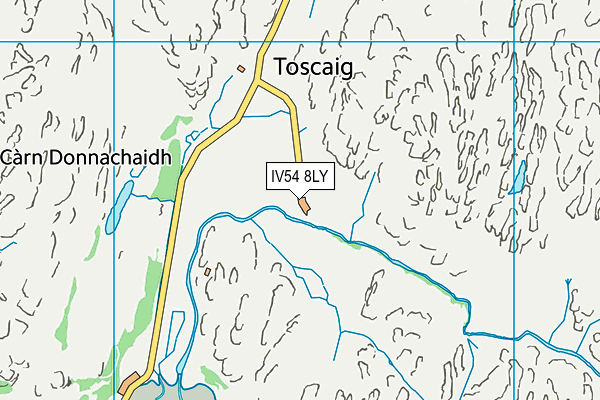 IV54 8LY map - OS VectorMap District (Ordnance Survey) IV54 8LY map - OS VectorMap District (Ordnance Survey)