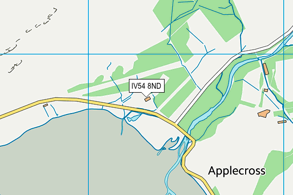 IV54 8ND map - OS VectorMap District (Ordnance Survey)