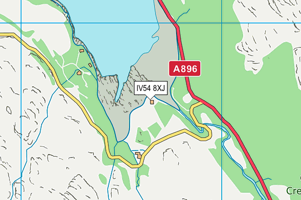 IV54 8XJ map - OS VectorMap District (Ordnance Survey) IV54 8XJ map - OS VectorMap District (Ordnance Survey)
