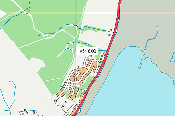 IV54 8XQ map - OS VectorMap District (Ordnance Survey) IV54 8XQ map - OS VectorMap District (Ordnance Survey)