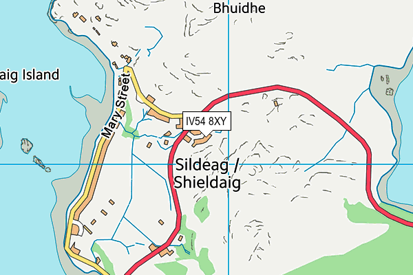 IV54 8XY map - OS VectorMap District (Ordnance Survey) IV54 8XY map - OS VectorMap District (Ordnance Survey)