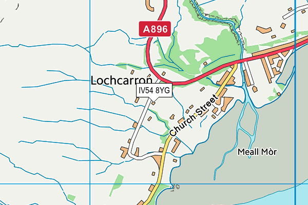 IV54 8YG map - OS VectorMap District (Ordnance Survey) IV54 8YG map - OS VectorMap District (Ordnance Survey)