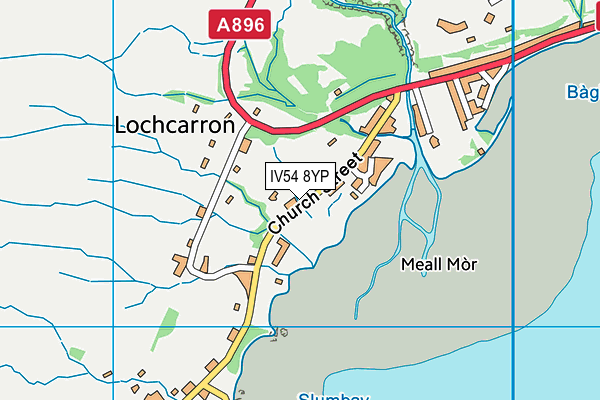 IV54 8YP map - OS VectorMap District (Ordnance Survey) IV54 8YP map - OS VectorMap District (Ordnance Survey)