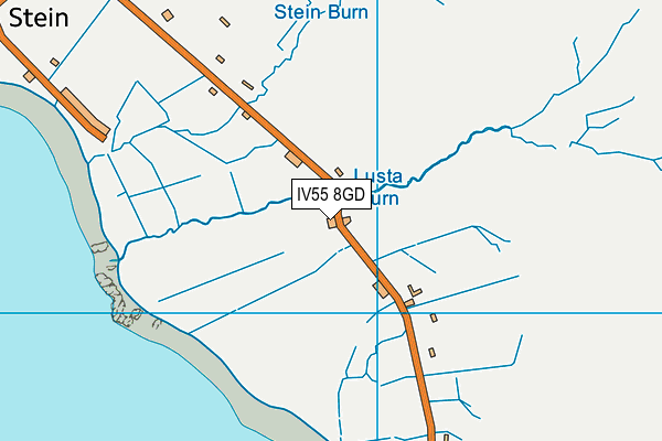 IV55 8GD map - OS VectorMap District (Ordnance Survey) IV55 8GD map - OS VectorMap District (Ordnance Survey)