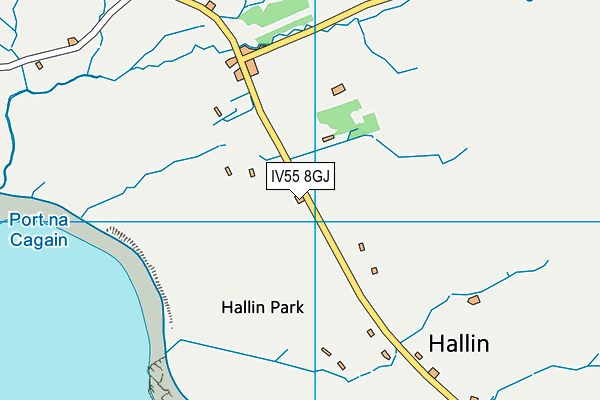 IV55 8GJ map - OS VectorMap District (Ordnance Survey) IV55 8GJ map - OS VectorMap District (Ordnance Survey)