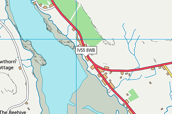 IV55 8WB map - OS VectorMap District (Ordnance Survey) IV55 8WB map - OS VectorMap District (Ordnance Survey)