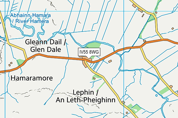 IV55 8WG map - OS VectorMap District (Ordnance Survey) IV55 8WG map - OS VectorMap District (Ordnance Survey)