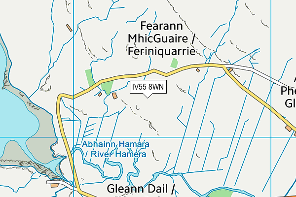 IV55 8WN map - OS VectorMap District (Ordnance Survey) IV55 8WN map - OS VectorMap District (Ordnance Survey)