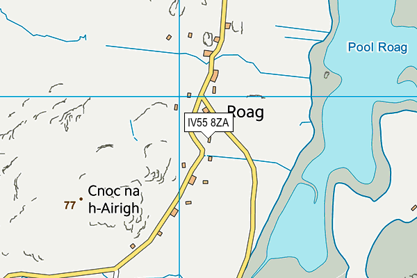 IV55 8ZA map - OS VectorMap District (Ordnance Survey) IV55 8ZA map - OS VectorMap District (Ordnance Survey)
