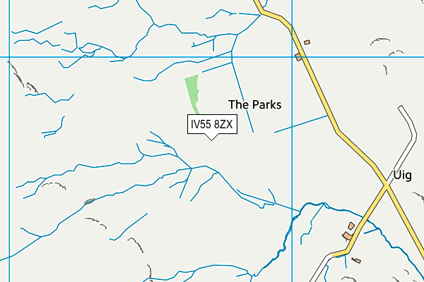 IV55 8ZX map - OS VectorMap District (Ordnance Survey) IV55 8ZX map - OS VectorMap District (Ordnance Survey)