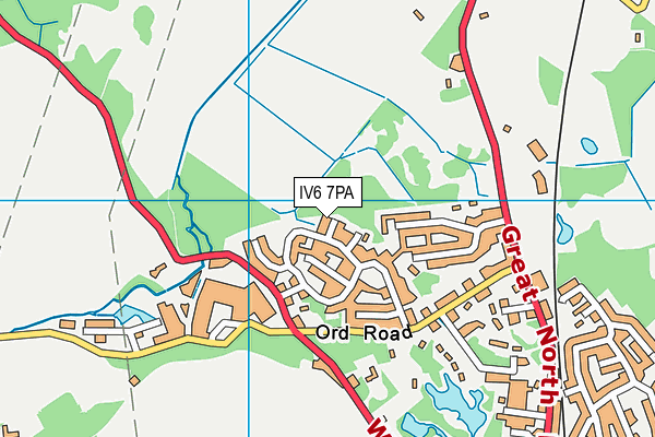 IV6 7PA map - OS VectorMap District (Ordnance Survey) IV6 7PA map - OS VectorMap District (Ordnance Survey)