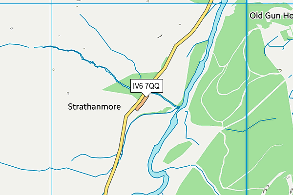 IV6 7QQ map - OS VectorMap District (Ordnance Survey)