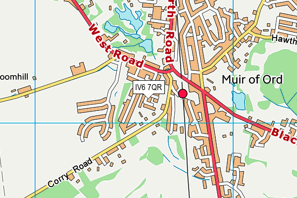 IV6 7QR map - OS VectorMap District (Ordnance Survey) IV6 7QR map - OS VectorMap District (Ordnance Survey)