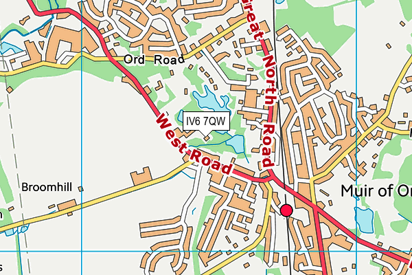 IV6 7QW map - OS VectorMap District (Ordnance Survey) IV6 7QW map - OS VectorMap District (Ordnance Survey)