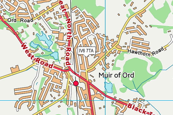 IV6 7TA map - OS VectorMap District (Ordnance Survey) IV6 7TA map - OS VectorMap District (Ordnance Survey)