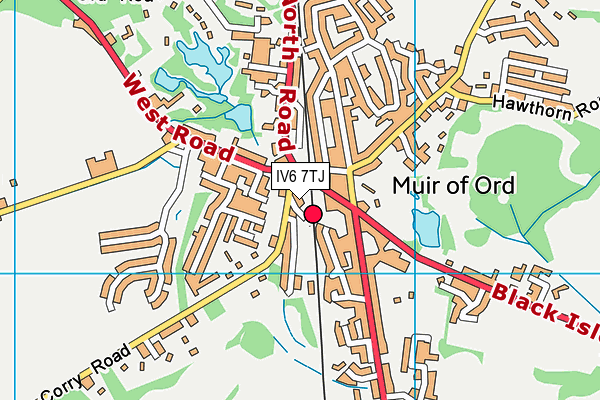 IV6 7TJ map - OS VectorMap District (Ordnance Survey) IV6 7TJ map - OS VectorMap District (Ordnance Survey)