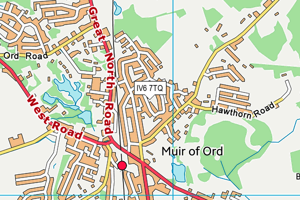 IV6 7TQ map - OS VectorMap District (Ordnance Survey) IV6 7TQ map - OS VectorMap District (Ordnance Survey)
