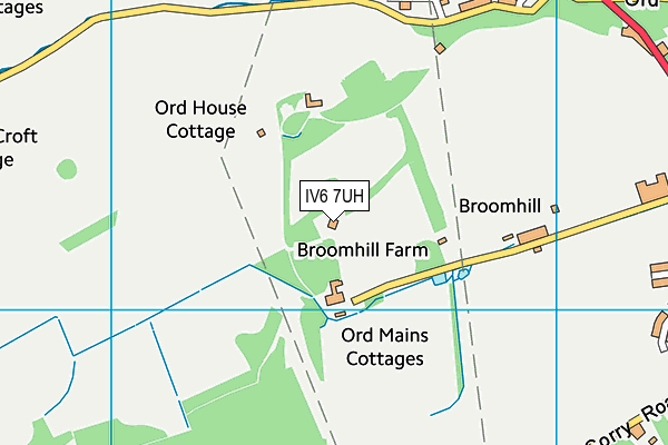 IV6 7UH map - OS VectorMap District (Ordnance Survey) IV6 7UH map - OS VectorMap District (Ordnance Survey)
