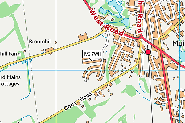 IV6 7WH map - OS VectorMap District (Ordnance Survey) IV6 7WH map - OS VectorMap District (Ordnance Survey)