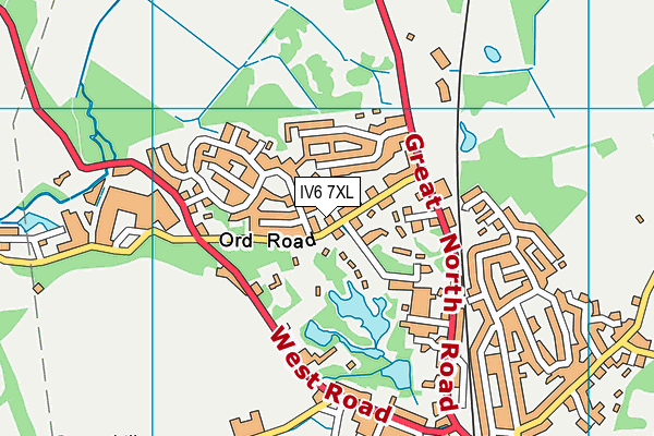 IV6 7XL map - OS VectorMap District (Ordnance Survey) IV6 7XL map - OS VectorMap District (Ordnance Survey)