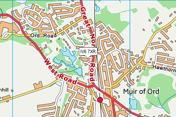 IV6 7XR map - OS VectorMap District (Ordnance Survey) IV6 7XR map - OS VectorMap District (Ordnance Survey)