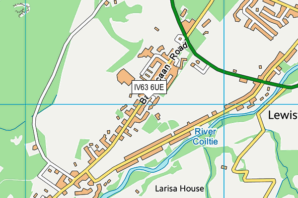 IV63 6UE map - OS VectorMap District (Ordnance Survey) IV63 6UE map - OS VectorMap District (Ordnance Survey)