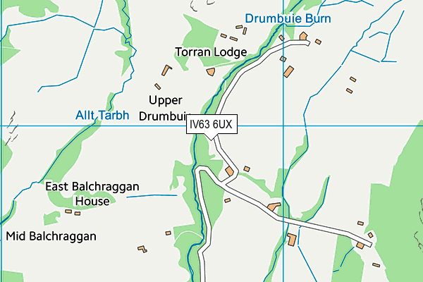 IV63 6UX map - OS VectorMap District (Ordnance Survey) IV63 6UX map - OS VectorMap District (Ordnance Survey)