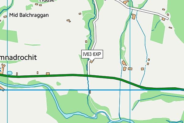 IV63 6XP map - OS VectorMap District (Ordnance Survey) IV63 6XP map - OS VectorMap District (Ordnance Survey)