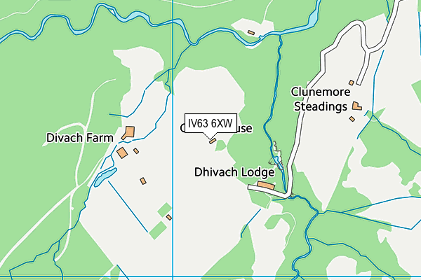 IV63 6XW map - OS VectorMap District (Ordnance Survey) IV63 6XW map - OS VectorMap District (Ordnance Survey)