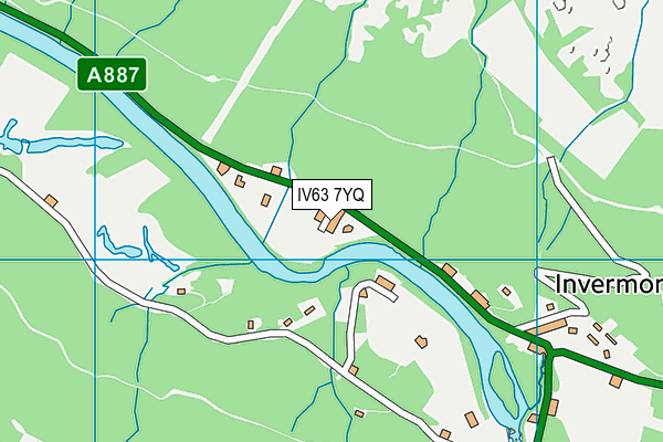IV63 7YQ map - OS VectorMap District (Ordnance Survey) IV63 7YQ map - OS VectorMap District (Ordnance Survey)