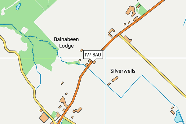 IV7 8AU map - OS VectorMap District (Ordnance Survey) IV7 8AU map - OS VectorMap District (Ordnance Survey)