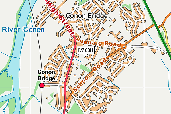 IV7 8BH map - OS VectorMap District (Ordnance Survey) IV7 8BH map - OS VectorMap District (Ordnance Survey)