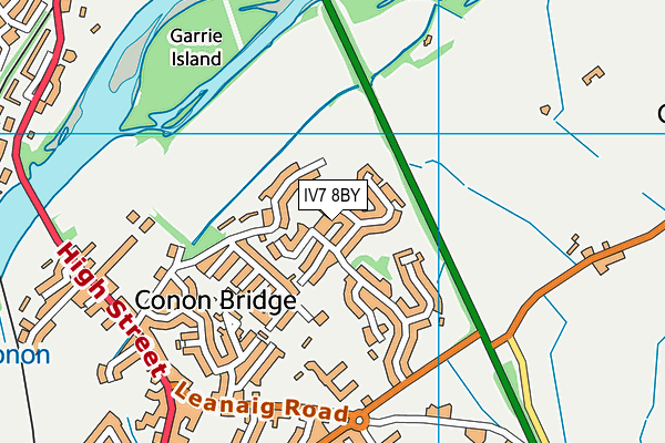 IV7 8BY map - OS VectorMap District (Ordnance Survey) IV7 8BY map - OS VectorMap District (Ordnance Survey)
