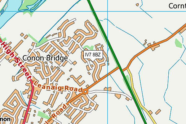 IV7 8BZ map - OS VectorMap District (Ordnance Survey) IV7 8BZ map - OS VectorMap District (Ordnance Survey)