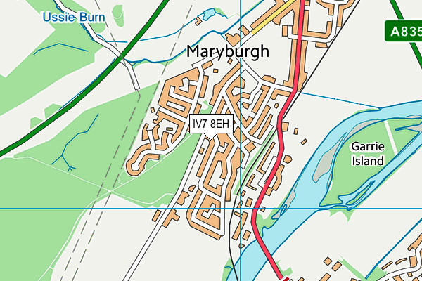 IV7 8EH map - OS VectorMap District (Ordnance Survey) IV7 8EH map - OS VectorMap District (Ordnance Survey)