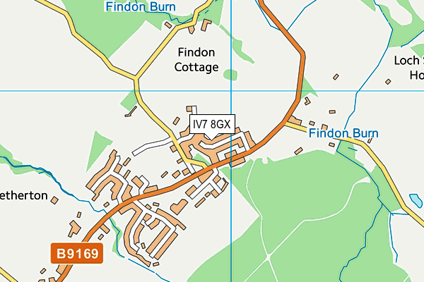 IV7 8GX map - OS VectorMap District (Ordnance Survey) IV7 8GX map - OS VectorMap District (Ordnance Survey)