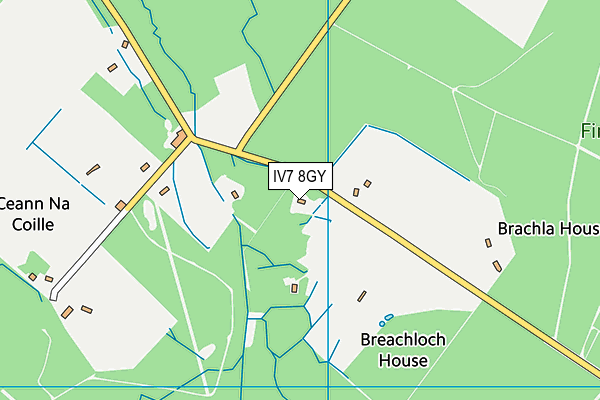 IV7 8GY map - OS VectorMap District (Ordnance Survey) IV7 8GY map - OS VectorMap District (Ordnance Survey)