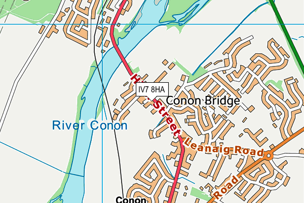 IV7 8HA map - OS VectorMap District (Ordnance Survey) IV7 8HA map - OS VectorMap District (Ordnance Survey)